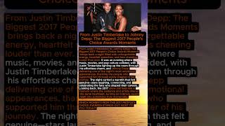 Big 2017 PCA Highlights #JohnnyDepp #JustinTimberlake #PCAs #viral #short