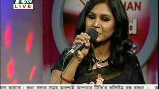 Video thumbnail of "Kobita Porar Prohor - Samina Chowdhury (Live)"