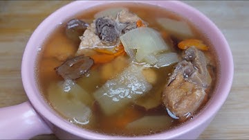 妈妈最喜欢煲的老黄瓜汤🥒清热解暑，营养又健康，做法简单容易💯👍🏻Mother