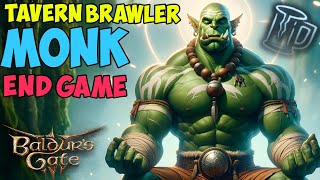 Best Tavern Brawler Monk Build Possible! | Late Game Act 3 Monk Guide | Baldur's Gate 3