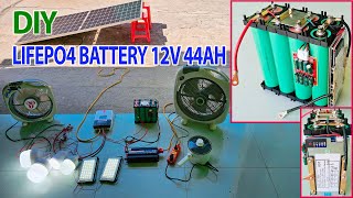 : DIY a LiFePO4 Battery 12V 44Ah For Solar Power, RV, Caravan, Camping, Boat, Outdoor