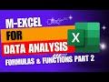 Excel formulas and functions part2