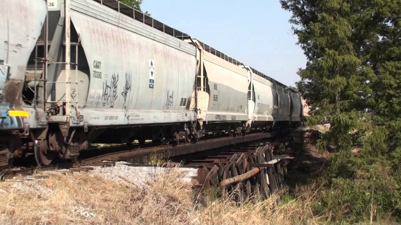 Columbus & Greenville Railway GP11 8720 leads job 48 at Stoneville