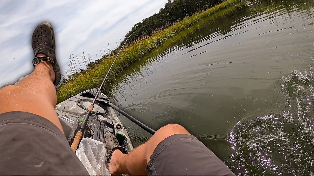 I FLIPPED My Kayak After Catching A LOWCOUNTRY SLAM Fishing Hilton