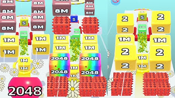 Save the jelly run 2048 android game all max levels