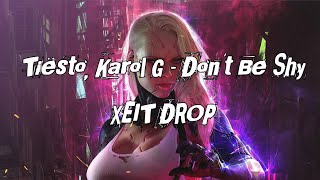 Tiësto, Karol G - Dont Be Shy Xeit Drop