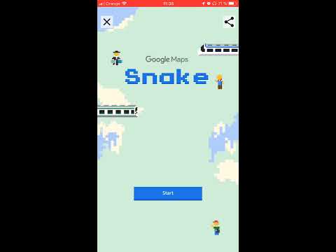 How to play SNAKE in Google Maps - GUIDE 