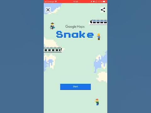 Istruzioni per giocare al gioco del serpente su Google Maps
