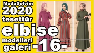 Modaselvim 2020 Tesettür Elbise Modelleri Galeri 16 Günlük Kapalı Elbise