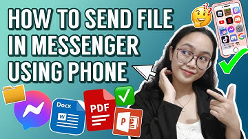 How to Send File in Messenger Using Phone 2022 | How to Send Docs/PDF File Using Phone Messenger App