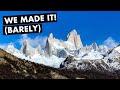 EL CHALTEN, ARGENTINA:  We hike Fitz Roy (barely) and visit Perito Moreno Glacier! | Ep  80