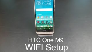 HTC One M9 WIFI Setup