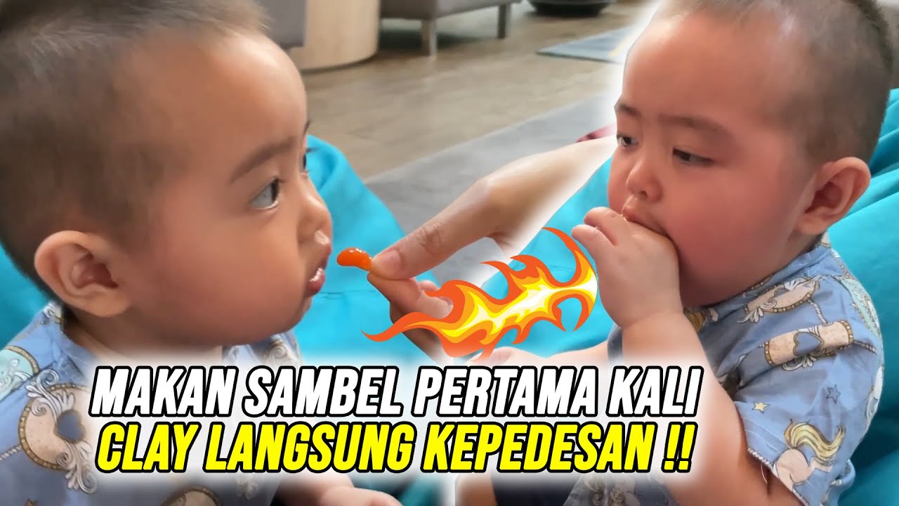 TEGA BANGET !! MAMAH KASIH CLAY SAOS SAMBEL !!