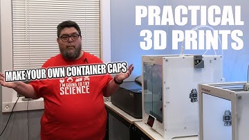 Practical 3D prints: making helpful container caps in TinkerCAD