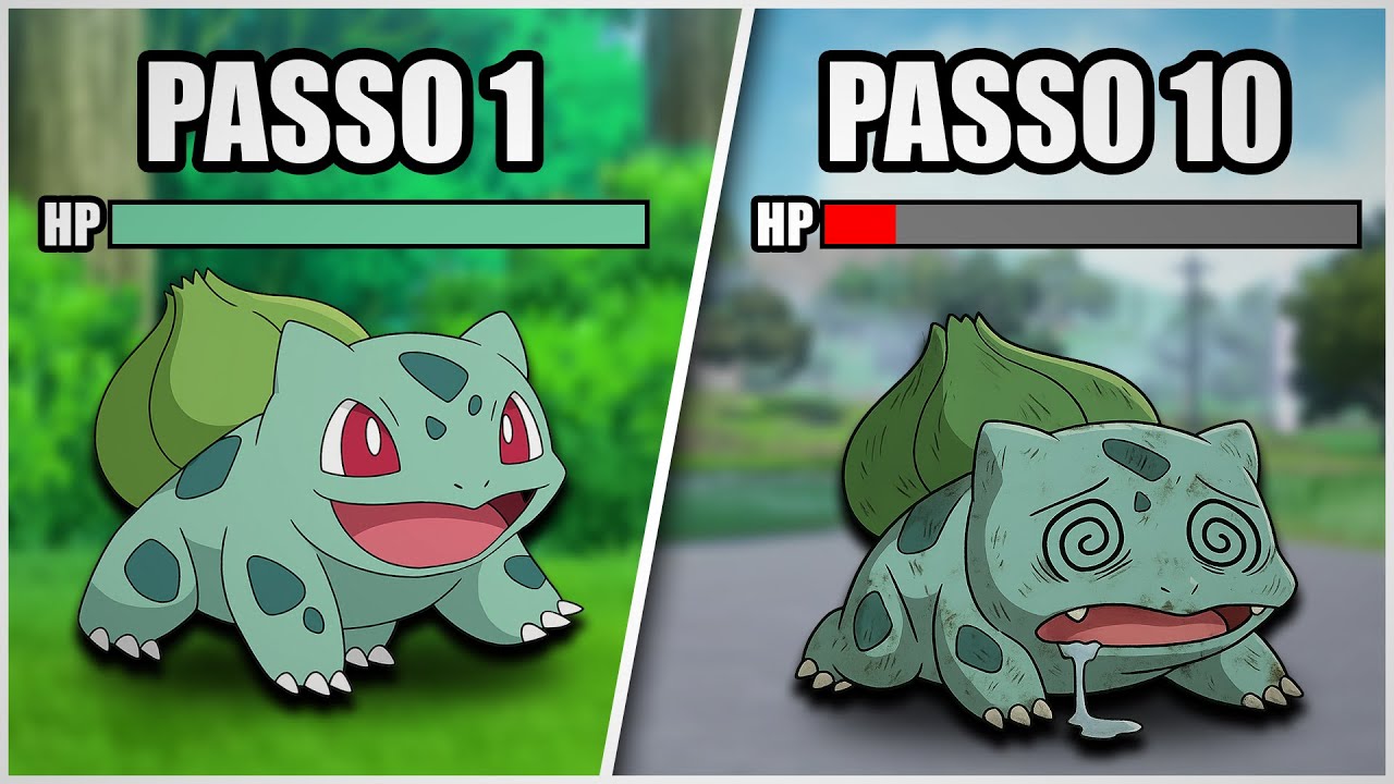 Pokemon Firered mas cada PASSO me causa DANO! - Desafio Pokemon