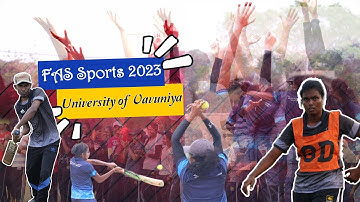 FAS Sport Week | University of Vavuniya | 2023