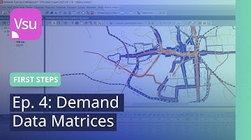 First Steps Ep. 4: Demand Data Matrices | PTV Visum | Tutorial
