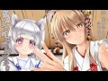 Mimikaki ASMR 狐巫女の両耳同時耳かき 声付き耳かき音37