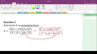 Complex Numbers example 2