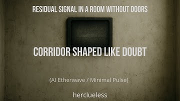 corridor shaped like doubt | herclueless (AI Etherwave / Minimal Pulse)
