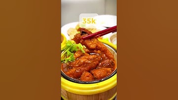 Mì Trộn Tóp Mỡ Trứng Lòng Đào Còn Cả Dimsum nữa #shorts #streetfood #food #anvat  #diadiemanuong