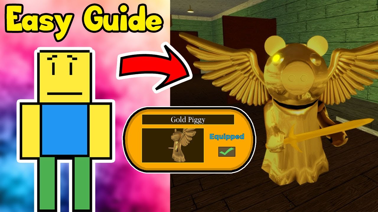 New Gold Piggy Skin.. (How To Unlock It)  Roblox Piggy Bloxy Skin - video  Dailymotion