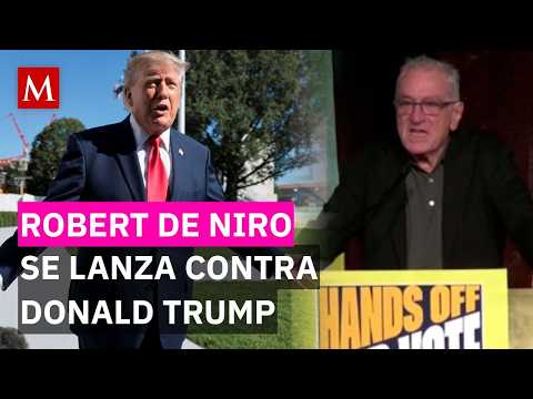 ¿Por qué Robert De Niro llamó cobarde a Donald Trump en un mitin político en Nueva York?