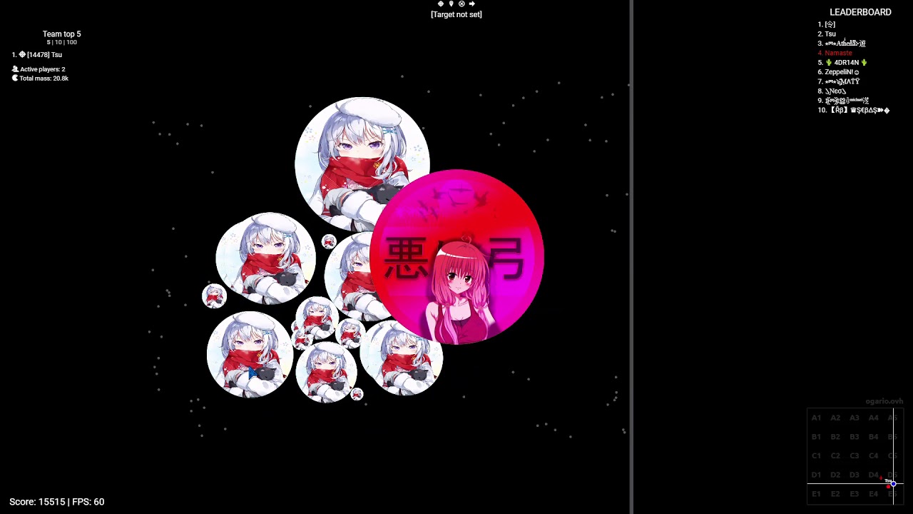 🔵 Agar.io - Namaste & Tsu| SERVER TAKEOVER - #28