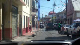 On the road in Grenada
