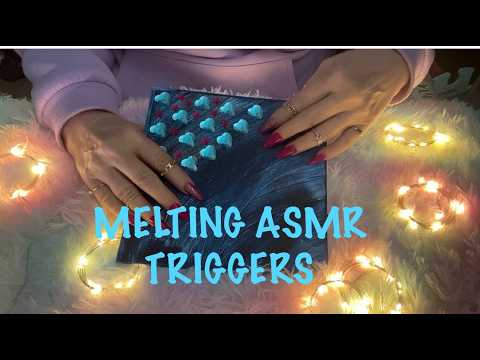 ASMR A SENSORY LULLABY of  Slow Sleepy  Melting Triggers   No Talking 🎧 🎧