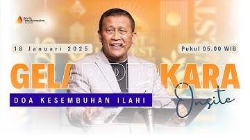 GELAR PERKARA | DOA FAJAR ONSITE | Sabtu, 18 Januari 2025 | Pkl 05.00 WIB | GBI WTC Serpong