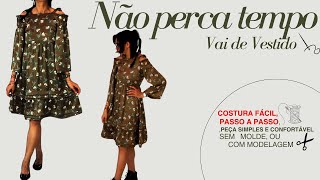 🪄COSTURE VESTIDO  FÁCIL PASSO A PASSO_ Luciete Vasconcelos