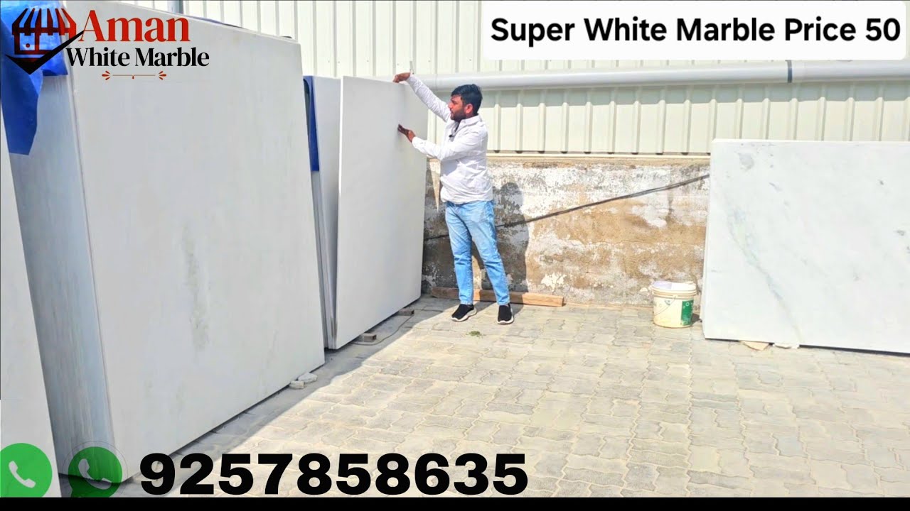 Morwad White Marble Super makrana #Marbleflooring #Whitemarble 
