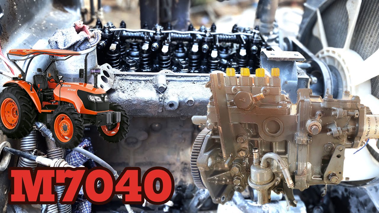 Today came to repair the Kubota M7040 tractor, which has a serious