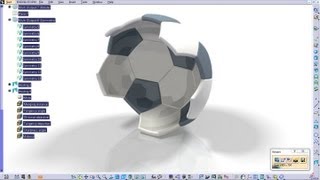 Catia V5 Tutorial|Generative Shape Design|How to create a Soccer Ball|Start to Finish|Part 6