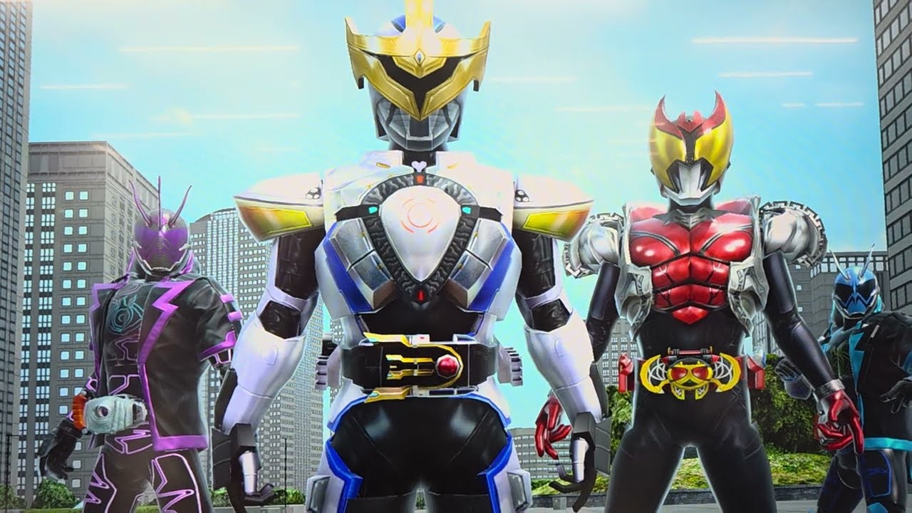 仮面ライダーバトルガンバレジェンズ 2号&BLACK&アマゾンオメガ 