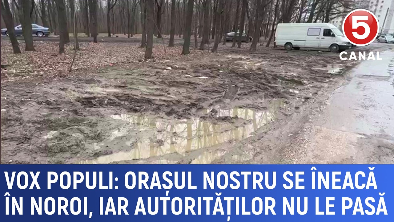 Vox populi: Orașul nostru se îneacă în noroi, iar autorităților nu le pasă