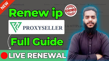 How to renew proxy/ip in proxy-seller.com in 2025 - Full Guide