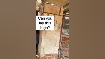 Blocklaying Stretch #blocklaying #bricklayer #masonry #satisfying #construction #work #fyp #shorts