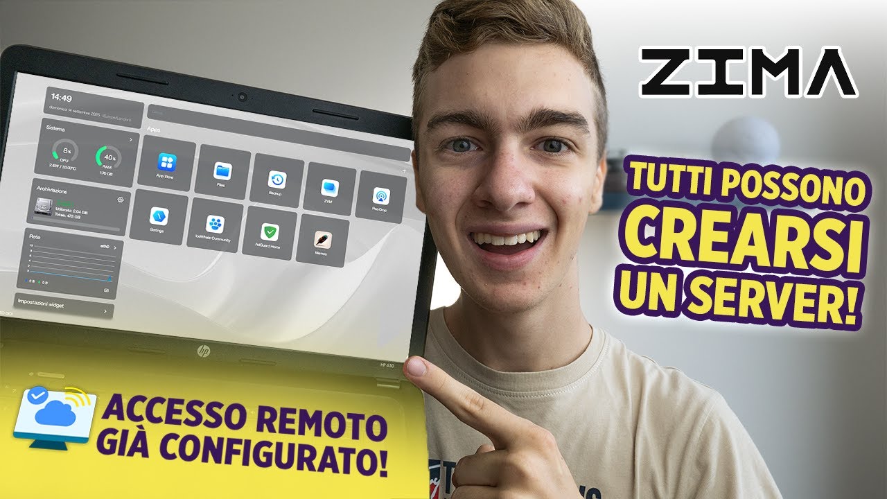 CREA il TUO SERVER in solo 5 MINUTI con ZimaOS. Guida Completa
