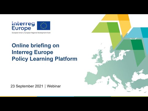 Online briefing: Interreg Europe Policy Learning Platform