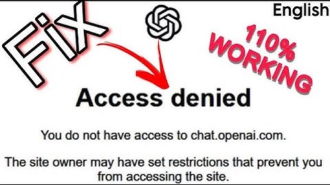 ChatGPT: Access Denied - You Don