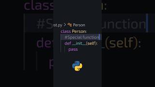 Python what's __init__ #python #programming #coding