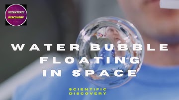Moving Water in Space - HD Video