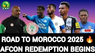 Super Eagles’ AFCON Redemption: NFF Sets Final Target as New Stars Join the Race for Morocco 2025 🔥