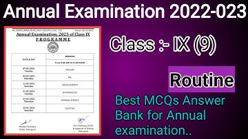 SEBA Class IX Annual Examination 2023 Routine|District level Annual examination 2022-23 Programme