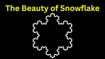Visualizing the Beauty of Snowflake | Recursive Triangle Snow Animation in Manim | Geometry