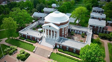 Bird’s eye view of Mr. Jefferson’s Academic Village #uva #dji #djimini3pro