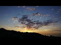 Timelapse - Altocúmulos y rayos crepusculares al amanecer en Málaga - 22-9-2021