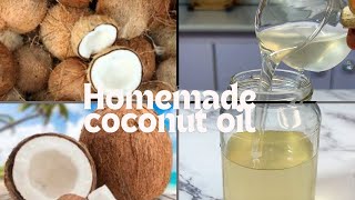 HOMEMADE COCONUT OIL